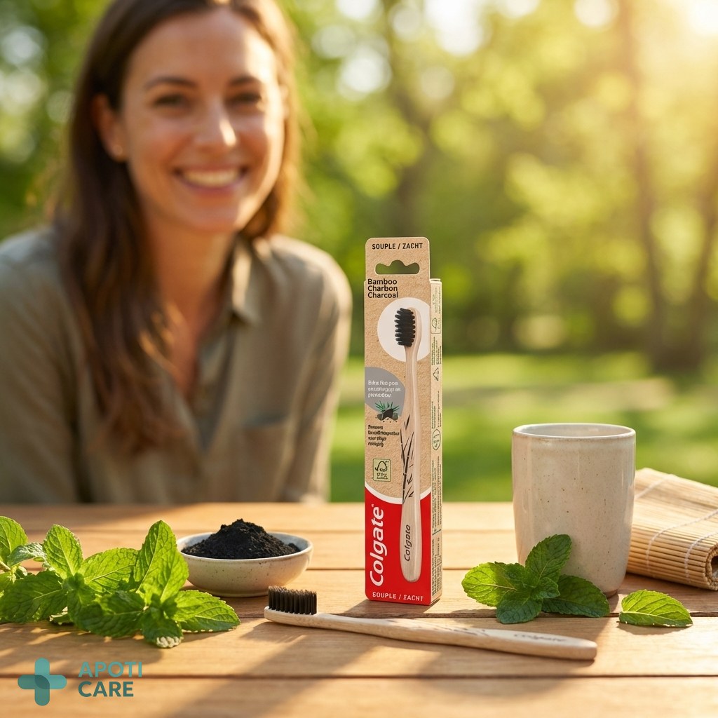 A successful professional person in their 30s smiling confidently in a sun-drenched park during spring, blurred natural background, realistic photography style
