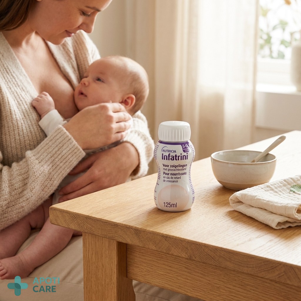 A close-up, realistic photograph of a healthy infant being gently held by a parent, soft natural lighting, focusing on the baby's calm expression and delicate skin, high-quality professional photography.