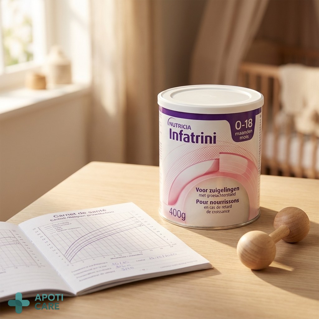A close-up, realistic photography of a professional pediatric growth chart (carnet de santé) with a wooden baby toy next to it, soft natural light, warm atmosphere.