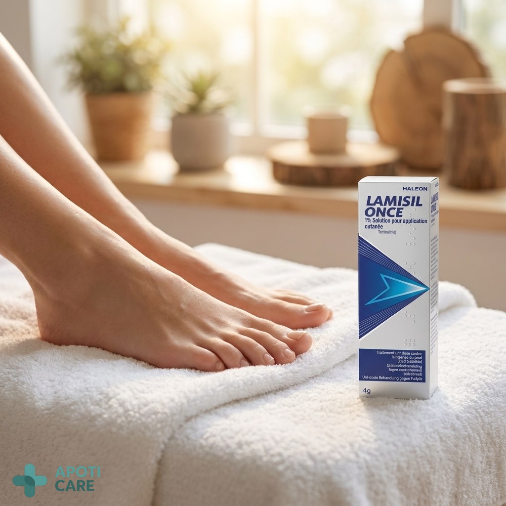 Realistic close-up photography of a person's clean feet resting on a white cotton towel, soft natural morning light, spa atmosphere, focus on healthy skin texture, no text, no logo.