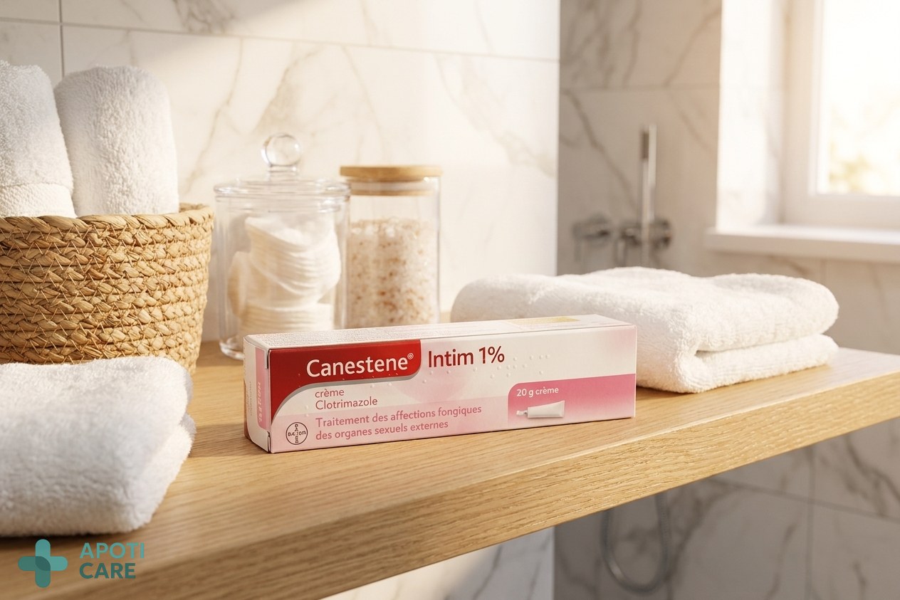 [Realistic photography of a modern, bright bathroom with cotton towels and organic personal care products on a wooden shelf, soft morning light, clinical and clean atmosphere]