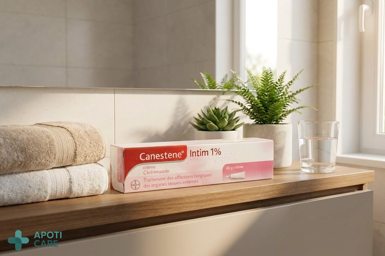 Realistic photography of a clean, modern bathroom shelf with soft cotton towels, a small green plant, and a glass of water, symbolizing hygiene and wellness, soft natural lighting.