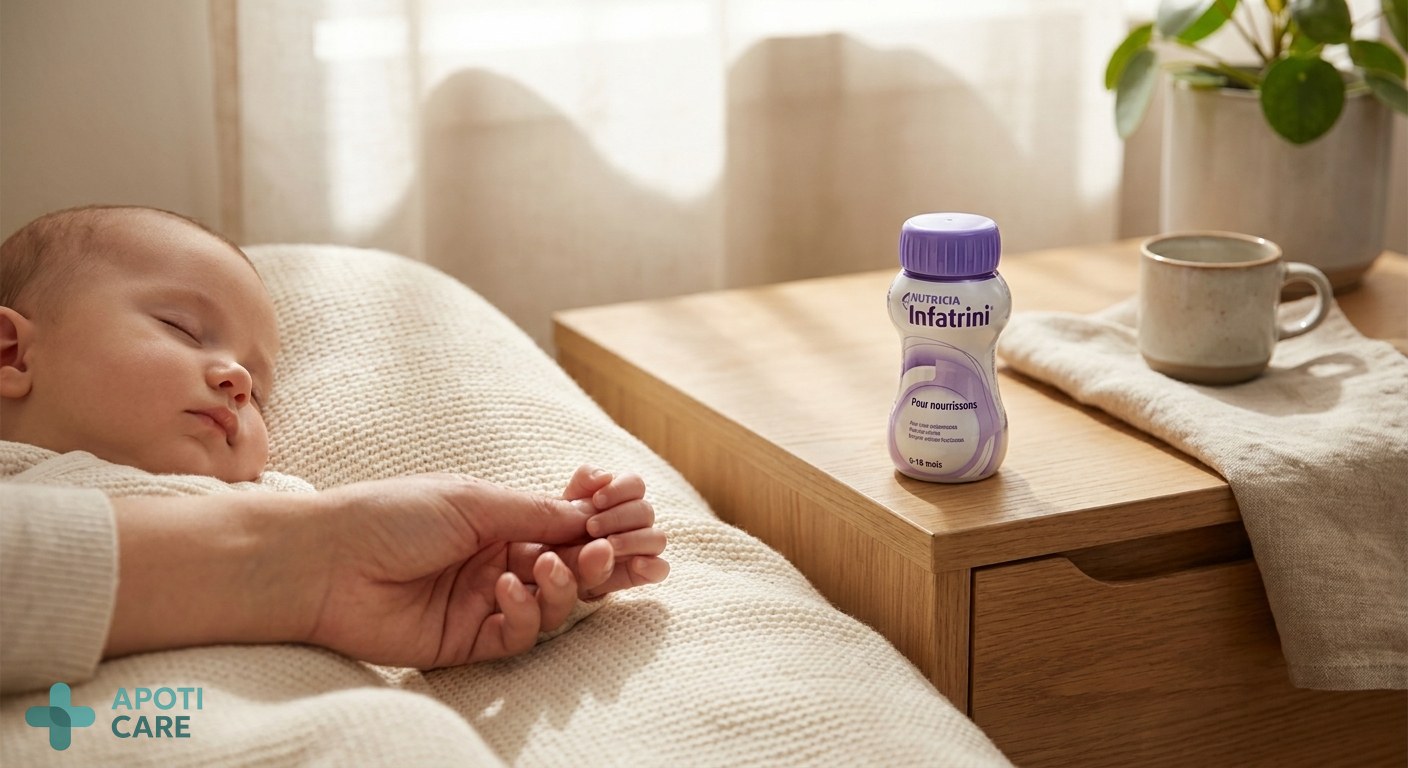 Close-up of a parent's hand gently holding a sleeping baby's hand, warm and soft natural morning light, realistic domestic setting.